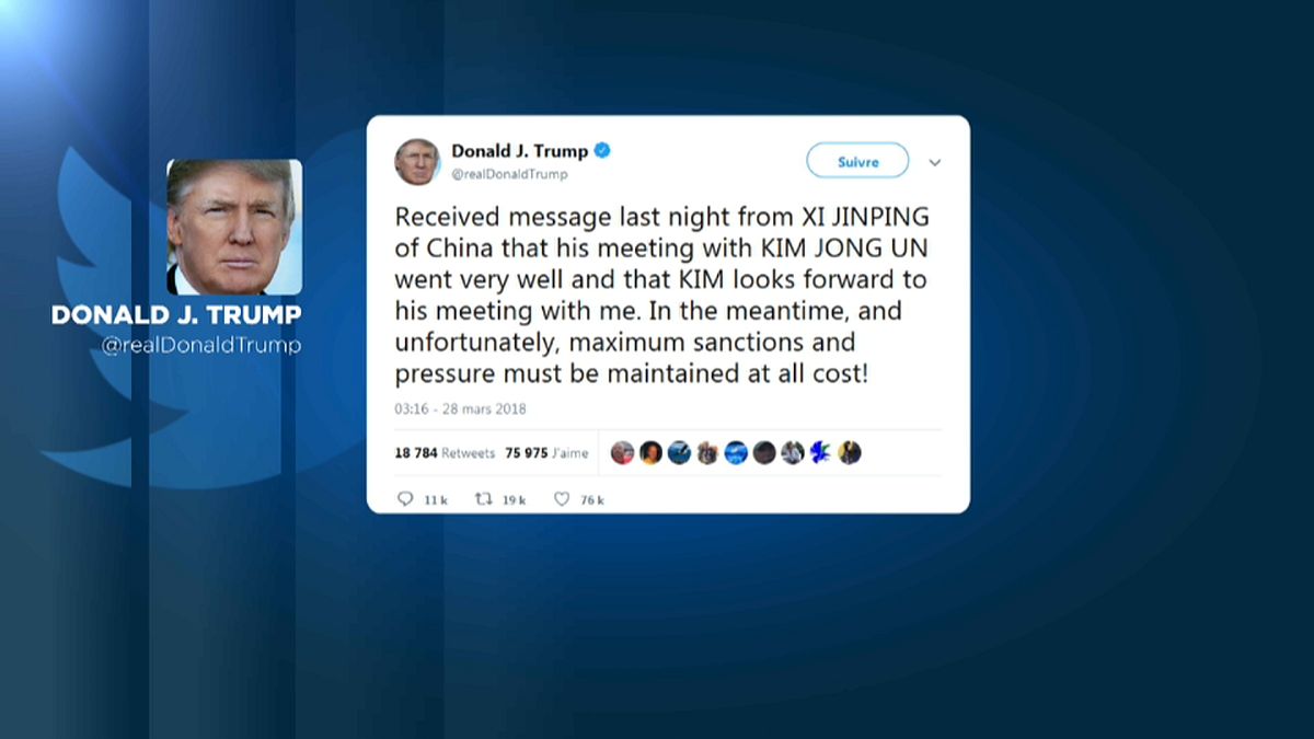 Donald Trump aguarda com expectativa encontro com Kim Jong-Un
