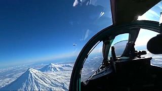 Russischer Übungsflug am Nordpol