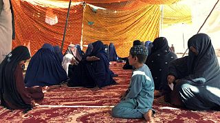 افغانستان؛ زنان ولایت هلمند به کاروان صلح با طالبان پیوستند