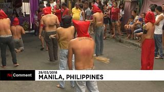 شاهد: فلبينيون يجلدون أنفسهم في إطار الاحتفال بأسبوع الآلام 