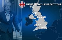 British prime minister on whistle-stop tour of UK