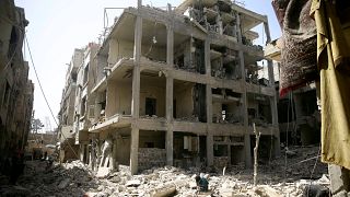 The town of Douma, Eastern Ghouta