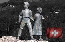 Statue representing Heidi