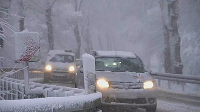 بازگشت زمستان با بارش برف در آلمان و لهستان