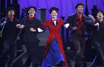 The cast of Mary Poppins at the 2007 Tony Awards in New York.