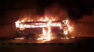 Incêndio em autocarro faz 20 mortos
