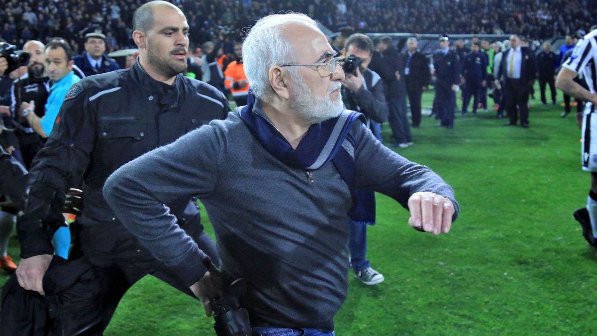 محرومیت سه ساله مدیر باشگاه فوتبال پائوک یونان از حضور در استادیوم فوتبال 