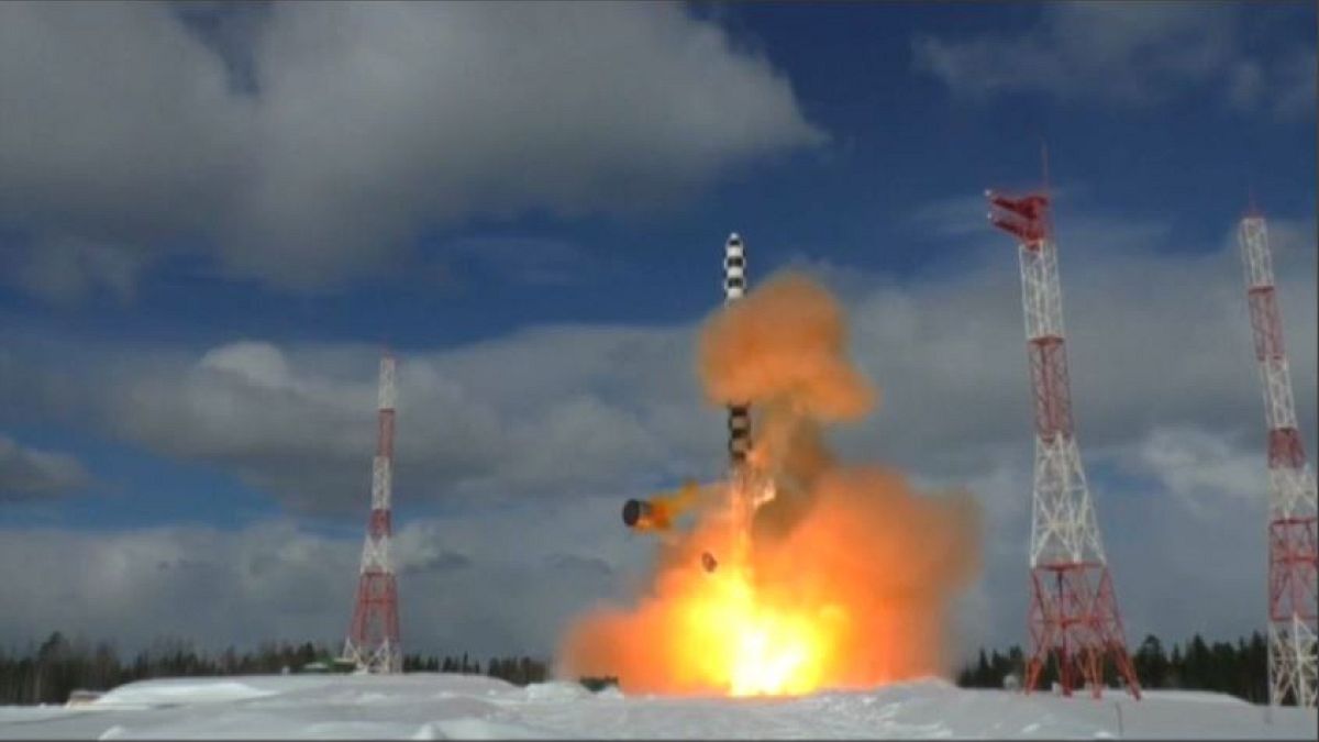 Watch: Russia test launches new 'Satan' intercontinental ballistic missile 