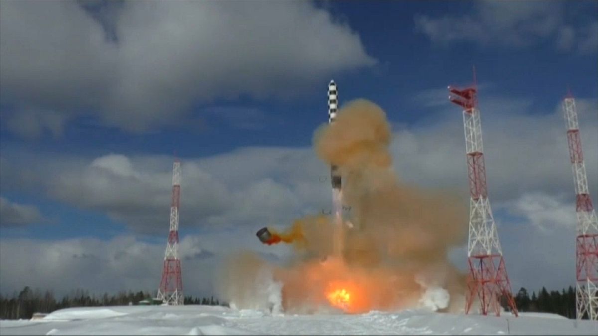 ویدئو؛ روسیه موشک قاره‌پیمای جدید خود را آزمایش کرد