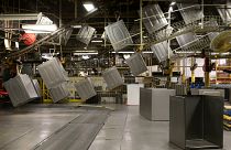 Waschmaschinen in einem Whirlpool-Werk in Ohio, 3. Okotober 2017