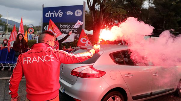 Ostersamstag: Streik bei Carrefour Ostersamstag: Streik bei Carrefour