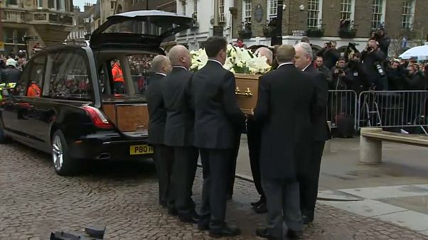 Cambirdge: i funerali di Stephen Hawking Cambirdge: i funerali di Stephen Hawking