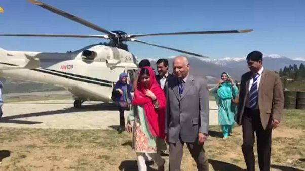 Szülővárosába látogatott Malala Szülővárosába látogatott Malala