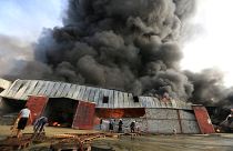 UN WFP warehouses in Yemen destroyed by fire.