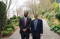 دیدار ولیعهد عربستان و بیل گیس، بنیانگذار شرکت مایکروسافت