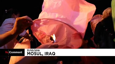 Mil lanternas em Mossul para celebrar Ano Novo assírio