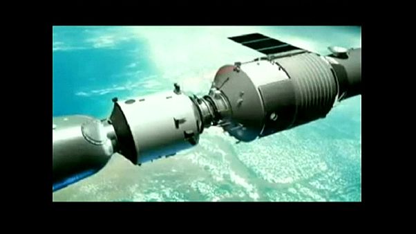 "Тяньгун-1" возвращается из космоса "Тяньгун-1" возвращается из космоса
