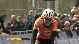 Anna van der Breggen solos to victory at the Tour of Flanders