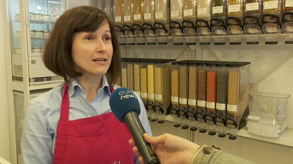 Verpackungsfrei-Ladenbetreiberin Melinda Sipos Verpackungsfrei-Ladenbetreiberin Melinda Sipos