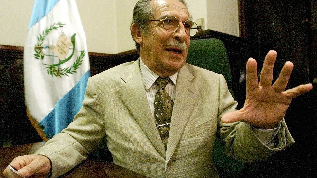 El general Efraín Ríos Montt