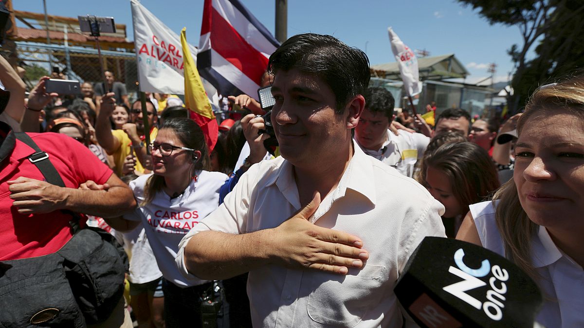 Support for gay marriage helped Carlos Alvardado to win in Costa Rica