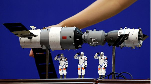 Modelo do laboratório espacial chinês que acaba de se desintegrar Modelo do laboratório espacial chinês que acaba de se desintegrar