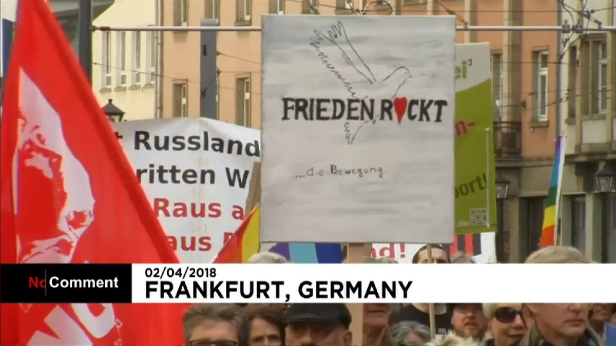 Марш мира во Франкфурте