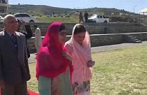 Malala returns to Britain after visiting homeland