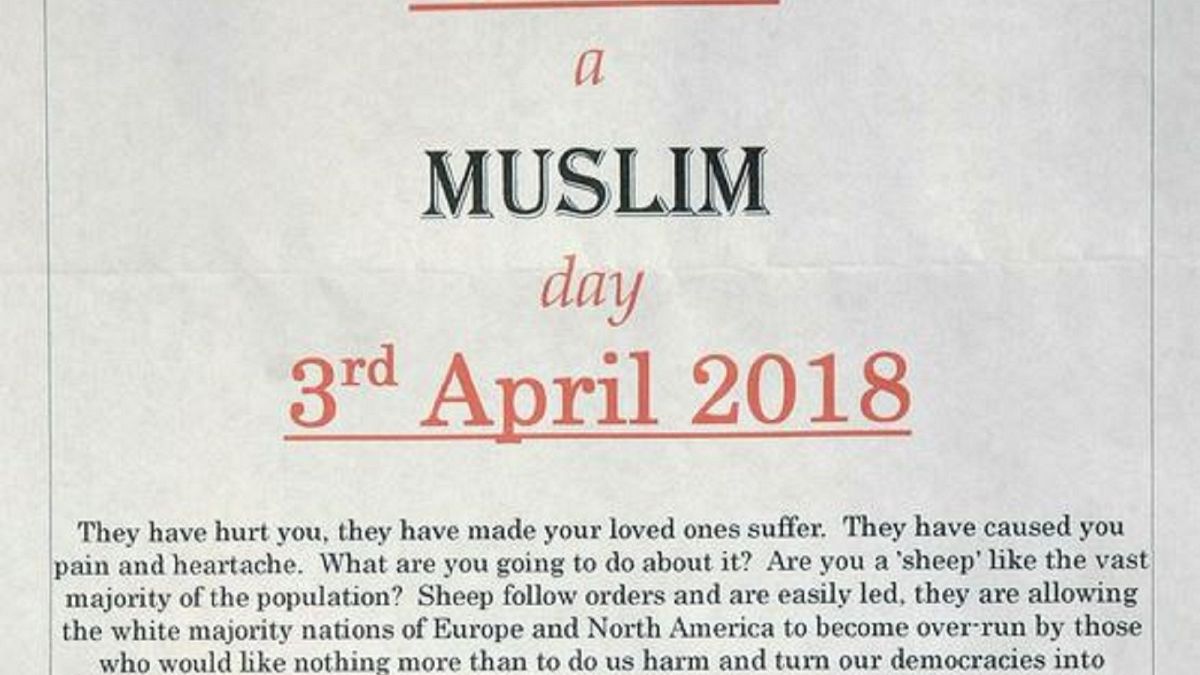 منشور متداول بشكل واسع على تويتر حول "يوم معاقبة مسلم" في بريطانيا