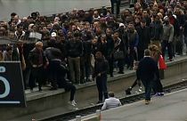 Commuter crush spills onto tracks at Paris's busiest station Gare du Nord