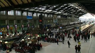 Gare de Lyon in Paris on Tuesday morning
