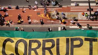 Brezilya halkı eski Devlet Başkanı Da Silva'yı protesto etti