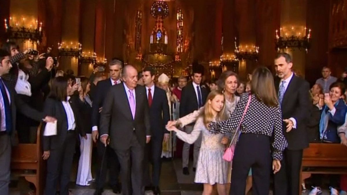 Spain stunned by video of tense scene between Queens Letizia and Sofia