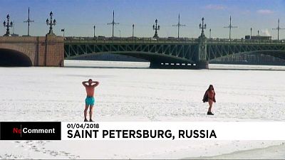 Frühling in St. Petersburg