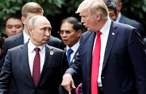 U.S. President Donald Trump and Russian President Vladimir Putin at APEC