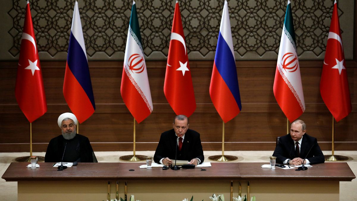 روسای جمهور روسیه، ترکیه و ایران