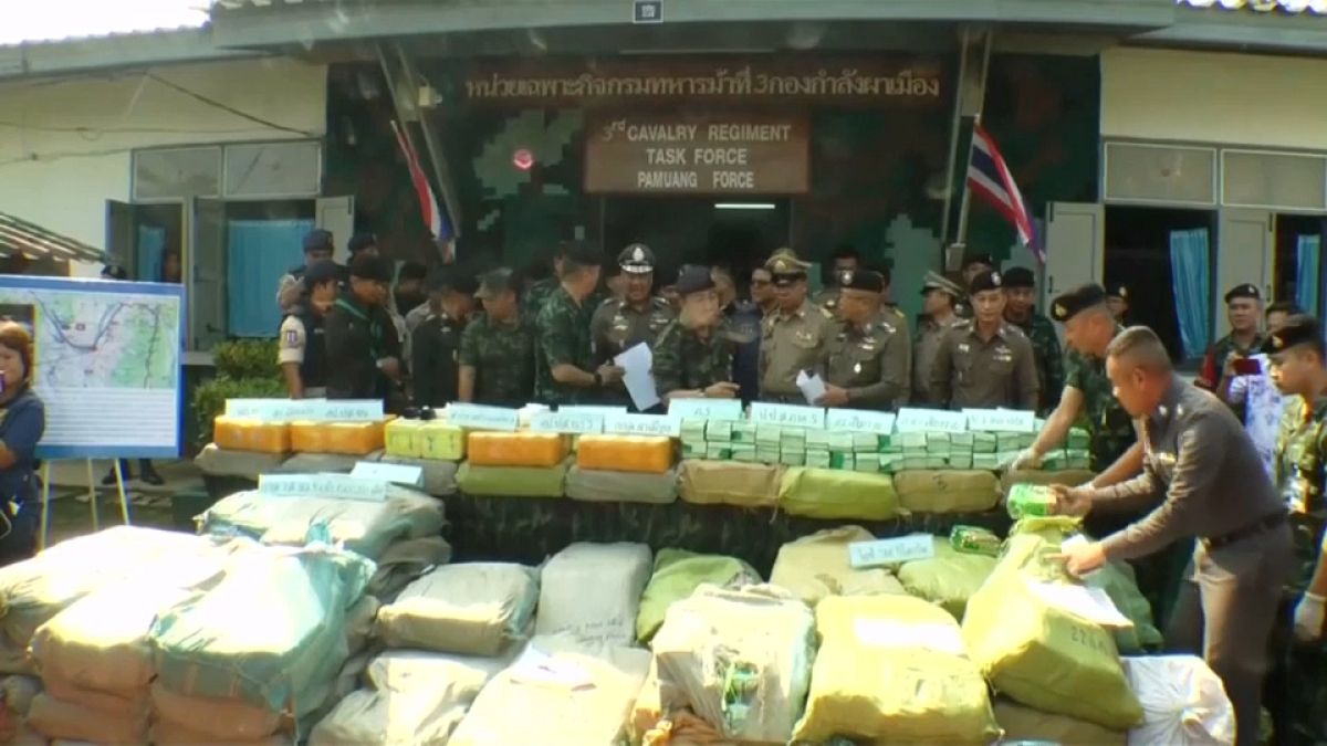 حجز 10 ملايين حبة ميثامفيتامين المخدرة في تايلاند