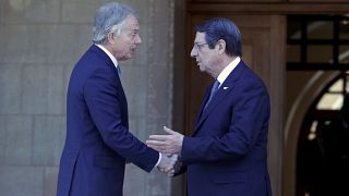 Κύπρος: Συνάντηση Αναστασιάδη - Μπλαιρ