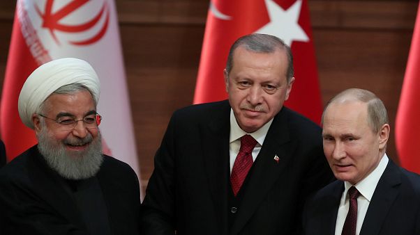 Erdogan, Ruhani und Putin wollen "Ruhe am Boden" in Syrien Erdogan, Ruhani und Putin wollen "Ruhe am Boden" in Syrien