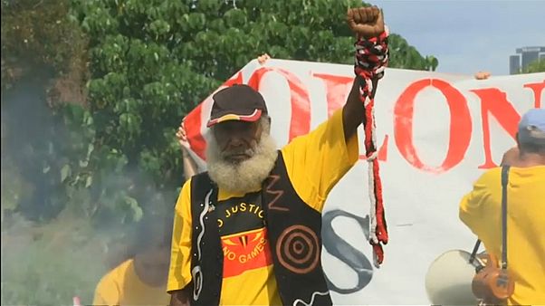 Indigenous protests at Commonwealth Games Indigenous protests at Commonwealth Games