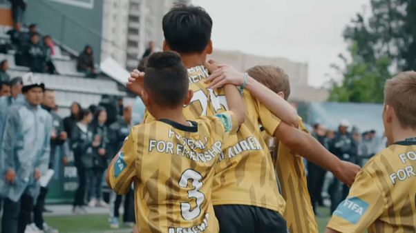 Football for Friendship: Kids aus aller Welt kommen zur WM nach Moskau Football for Friendship: Kids aus aller Welt kommen zur WM nach Moskau