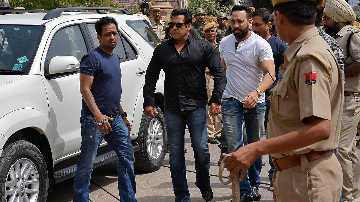 Salman Khan, star de Bollywood, au tribunal.