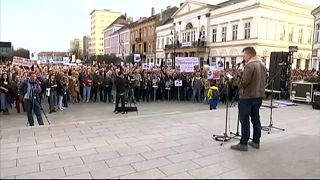 Újabb tüntetések Szlovákiában