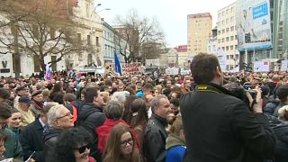 Новые протесты в Словакии