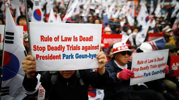 Demonstrations in support of Park Geun-hye Demonstrations in support of Park Geun-hye