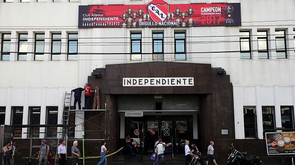 Das Hauptquartier des argentinischen Fußball-Klubs Atlético Independiente Das Hauptquartier des argentinischen Fußball-Klubs Atlético Independiente