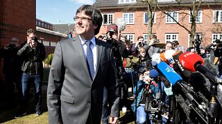 Puigdemont sale bajo fianza de la cárcel de Neumünster
