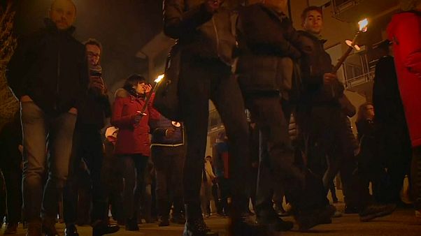 İtalya'da L’Aquilla depreminde ölenler anıldı İtalya'da L’Aquilla depreminde ölenler anıldı