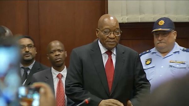 Jacob Zuma comparece ante la justicia sudafricana Jacob Zuma comparece ante la justicia sudafricana