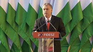 Hungarian nationalist Prime Minister Orban on track for third straight term